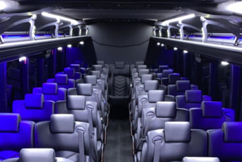 Eagan Charter Bus Interior