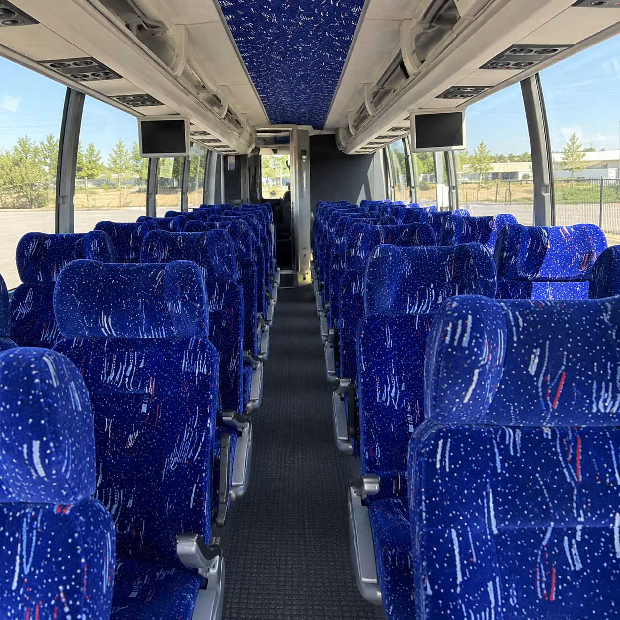 eagan charter bus rental interior